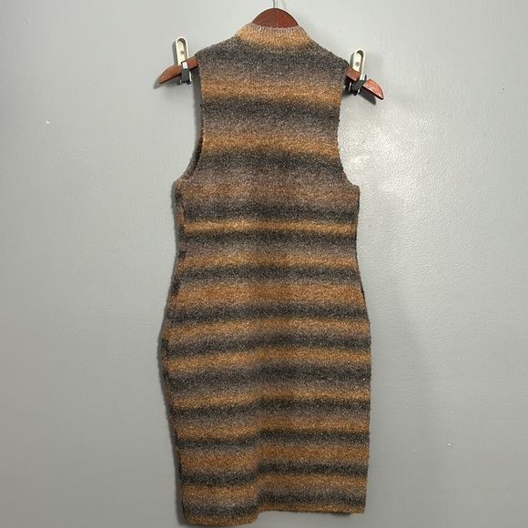 Worthington X Jason Bolden Womens Multi Ombre Striped Sleeveless Dress Size L - Picture 8 of 15